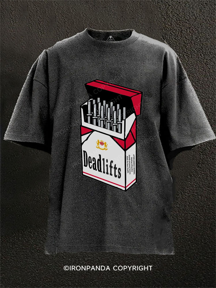 Deadlifts Washed Gym Shirt