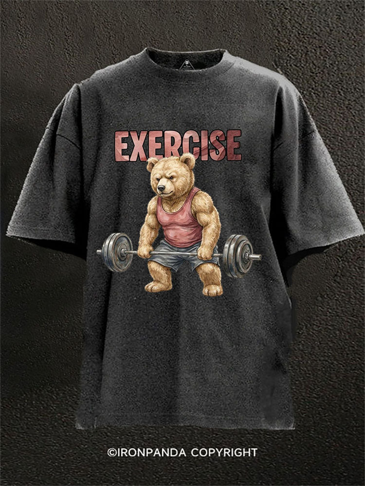 EXERCISE Washed Gym Shirt
