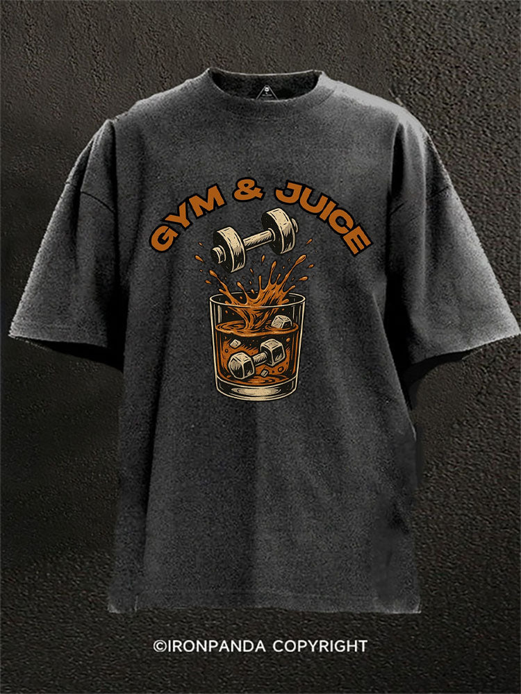 Gym & Juice Washed Gym Shirt