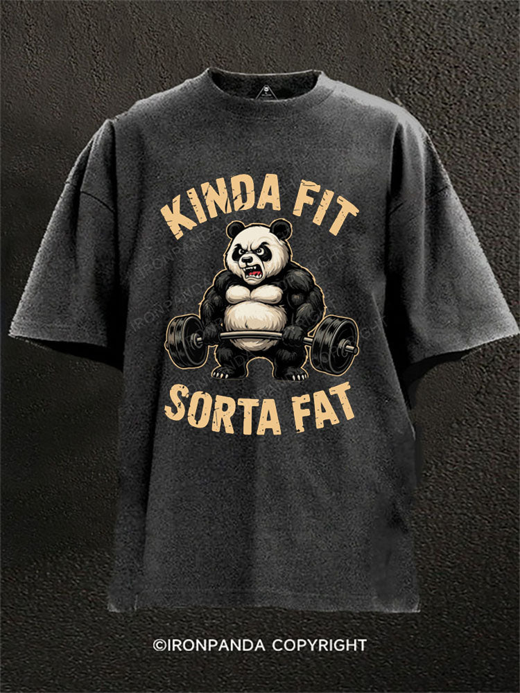 KINDA FIT SORTA FAT Washed Gym Shirt