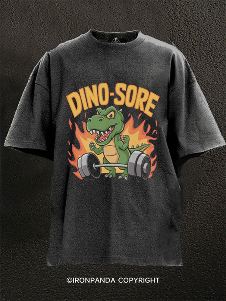 DINO-SORE Washed Gym Shirt