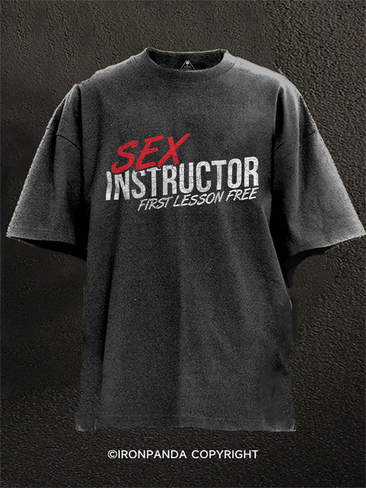 FIRST LESSON FREE Washed Gym Shirt