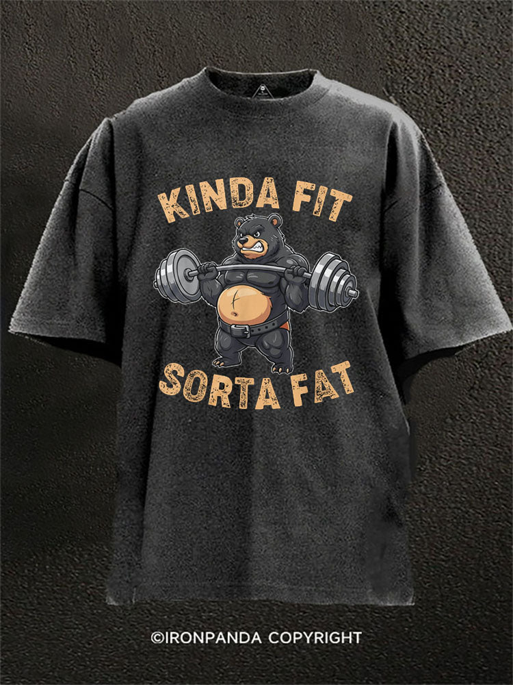 KINDA FIT SORTA FAT Washed Gym Shirt