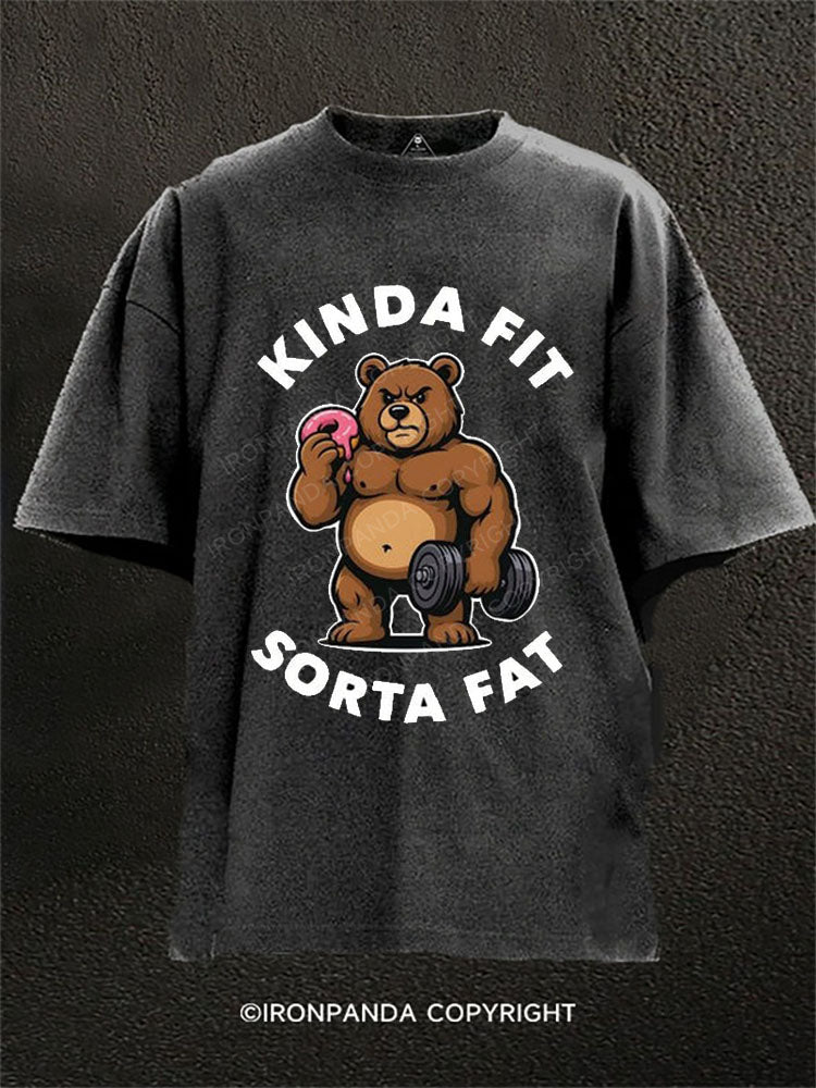KINDA FIT SORTA FAT Washed Gym Shirt