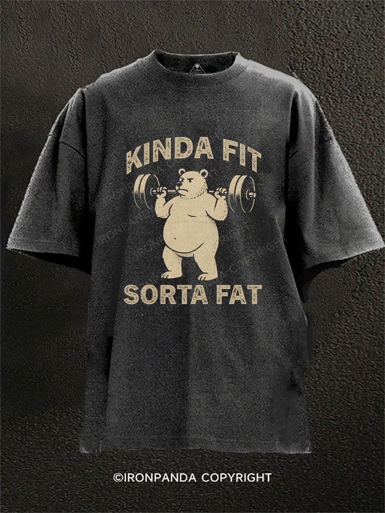 Kinda Fit  Sorta Fat Washed Gym Shirt