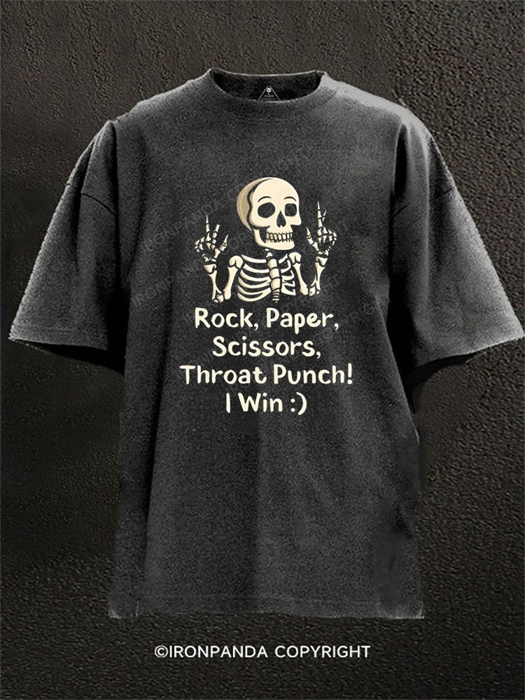 I Win Washed Gym Shirt