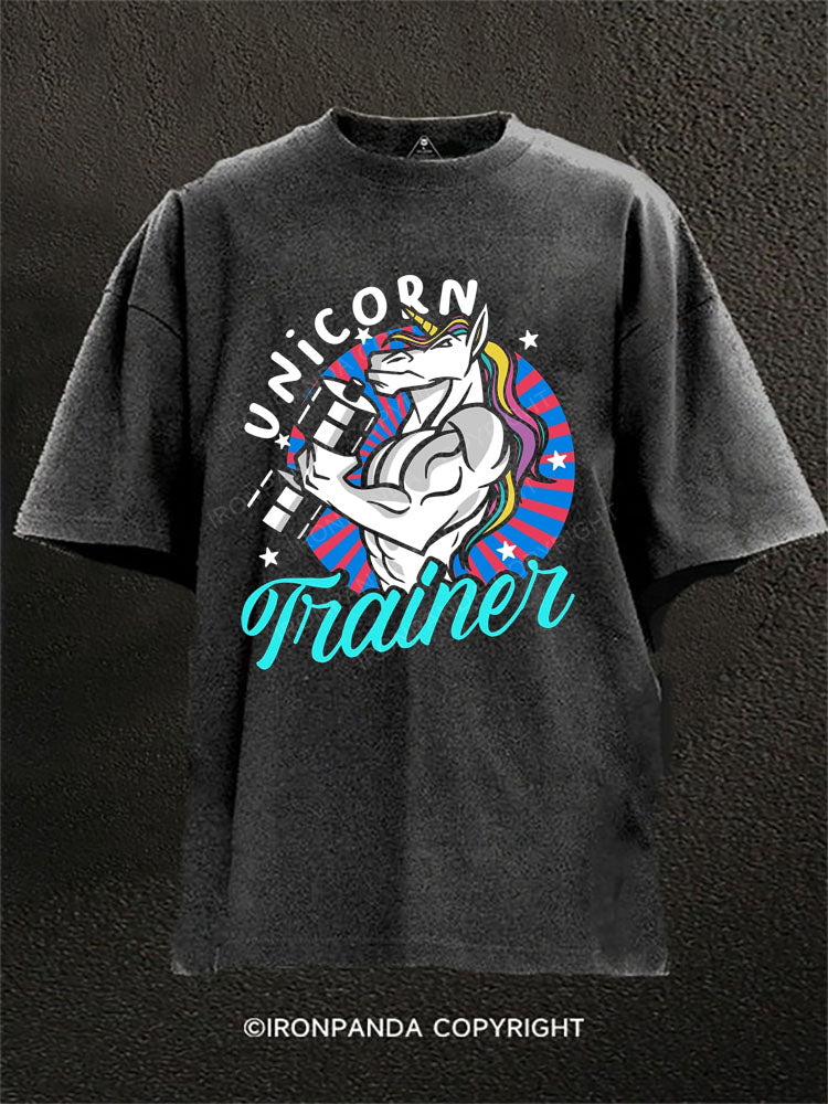 Unicorn Trainer Washed Gym Shirt