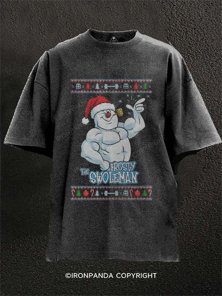 FROSTY THE SWOLEMAN Washed Gym Shirt