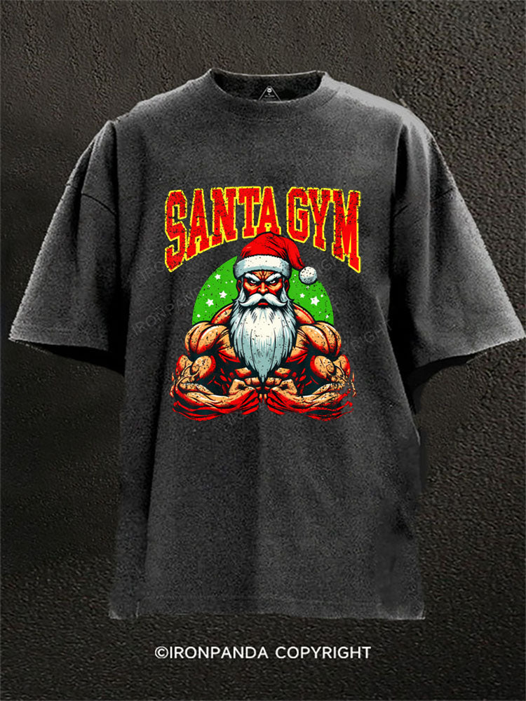 SANTA GYM Washed Gym Shirt