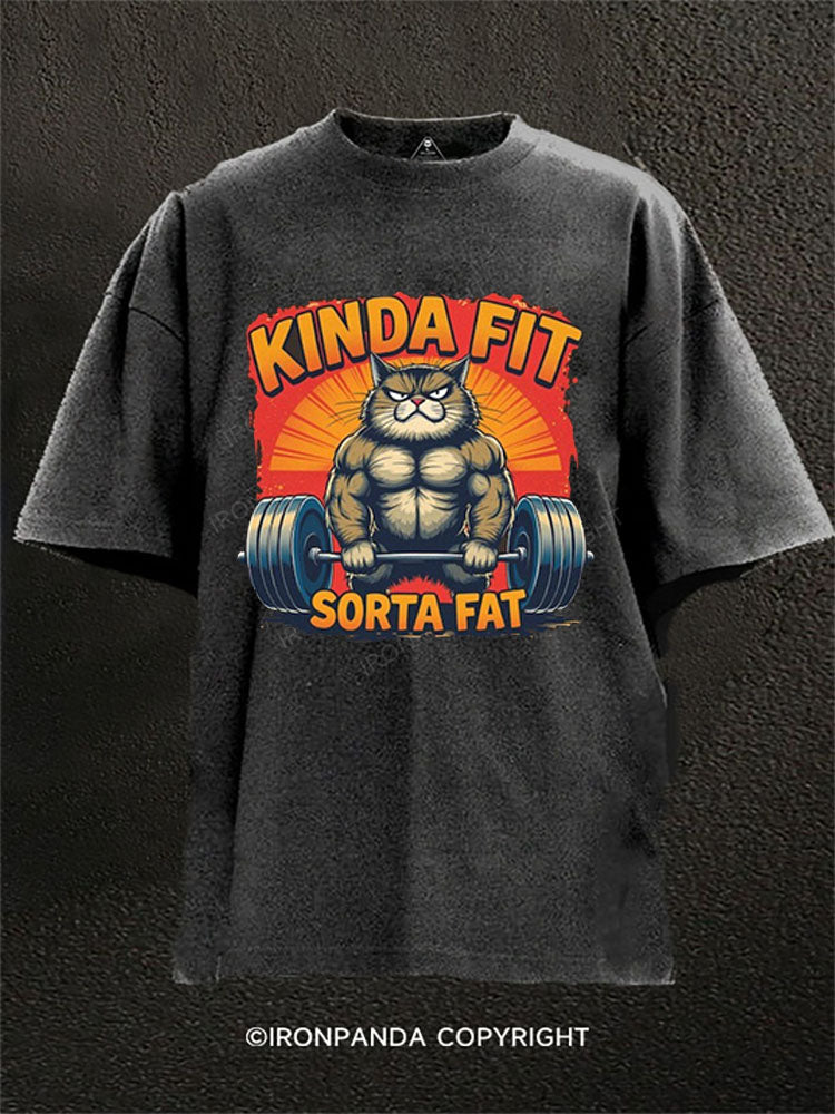 KINDA FIT SORTA FAT Washed Gym Shirt