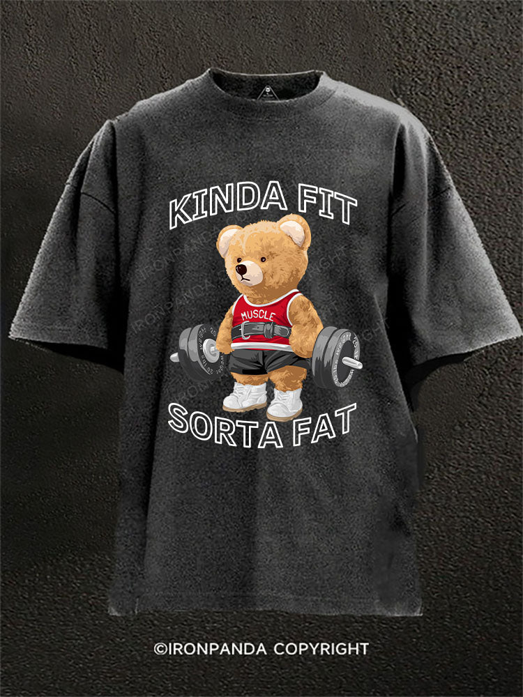 KINDA FIT SORTA FAT Washed Gym Shirt