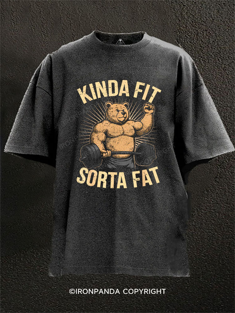 KINDA FIT SORTA FAT Washed Gym Shirt