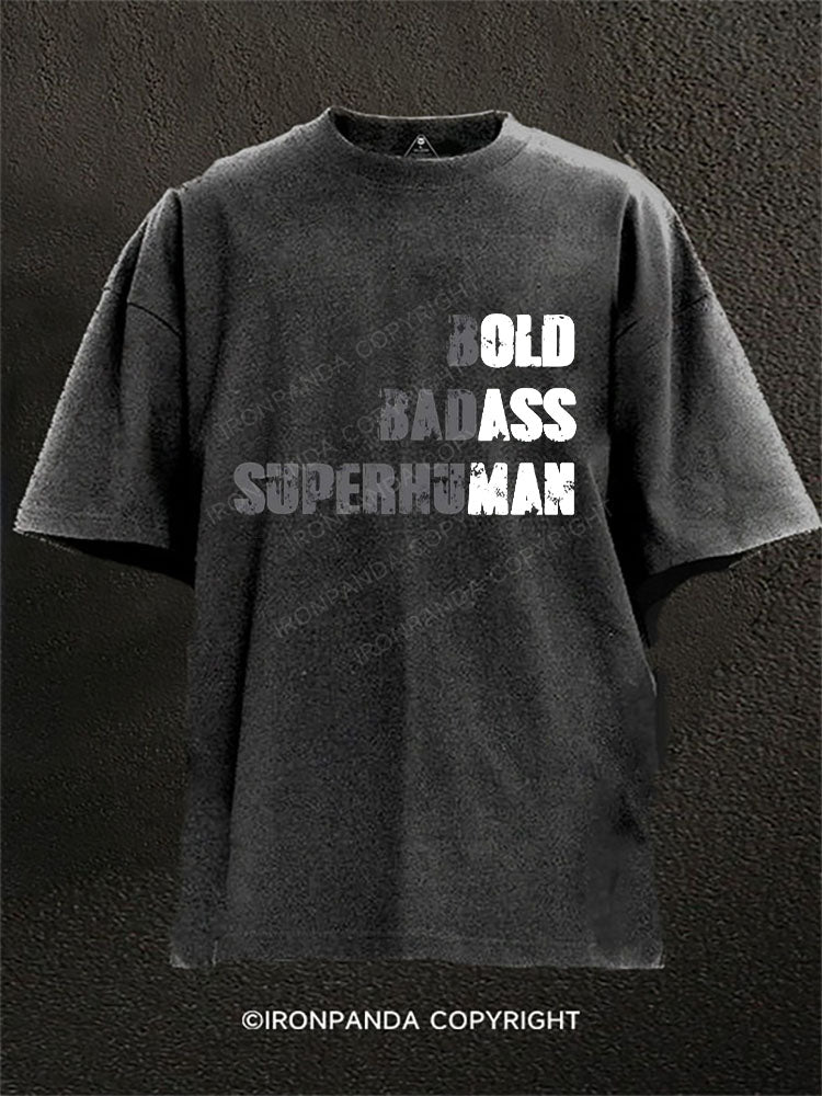 OLD ASS MAN Washed Gym Shirt
