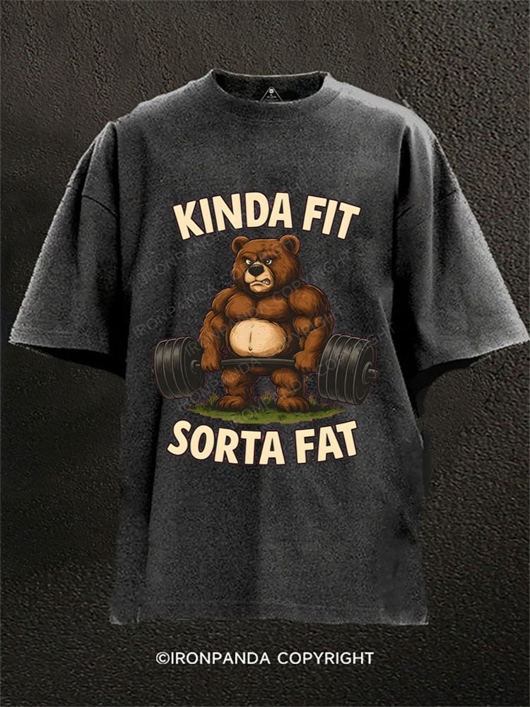 KINDA FIT SORTA FAT Washed Gym Shirt