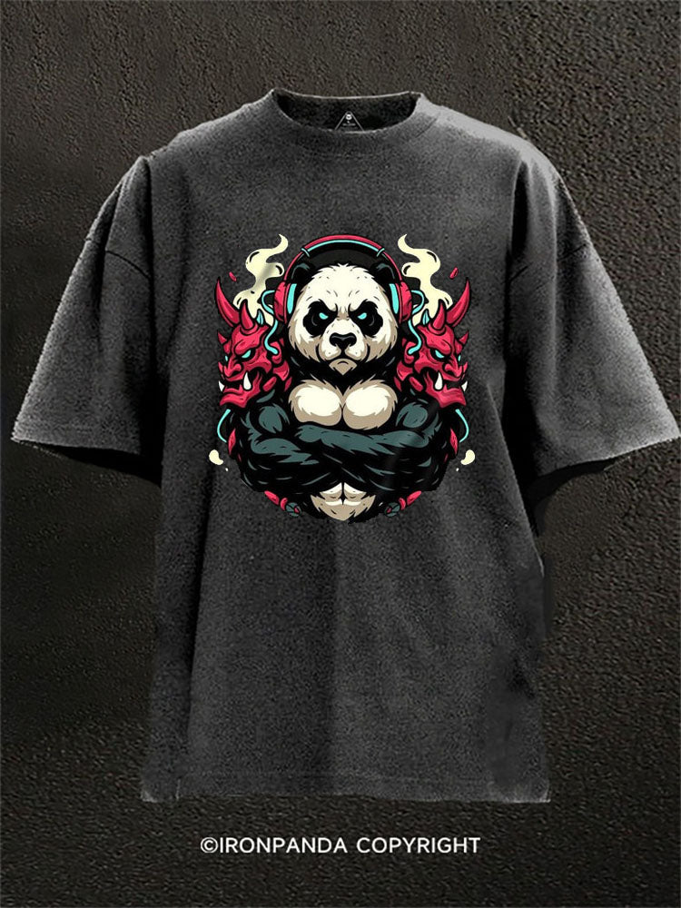 Muscle Panda Washed Gym Shirt