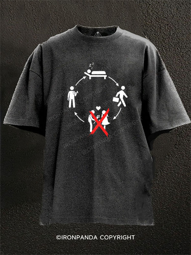 Daily Routine Washed Gym Shirt