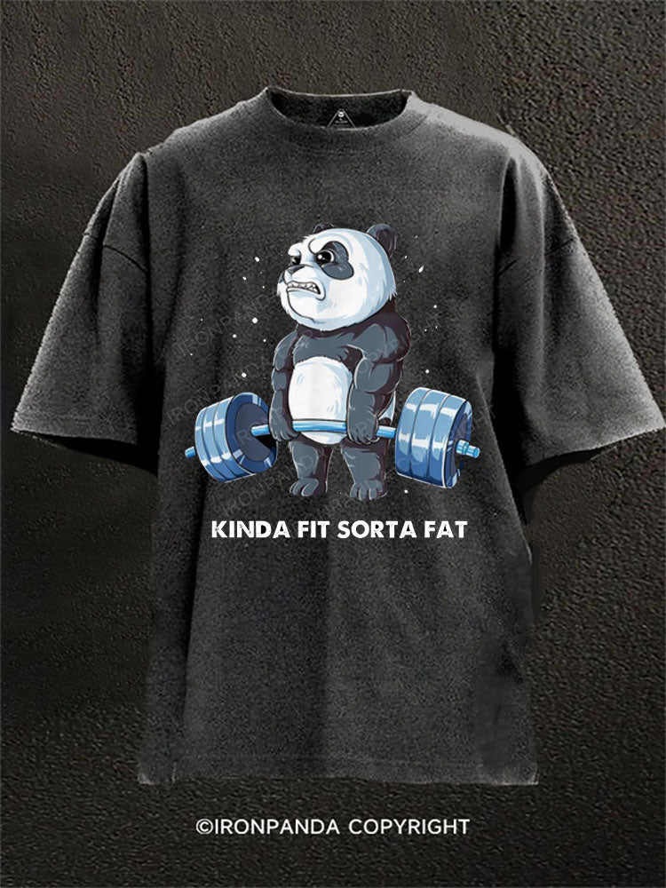 Kinda Fit Sorta Fat Washed Gym Shirt
