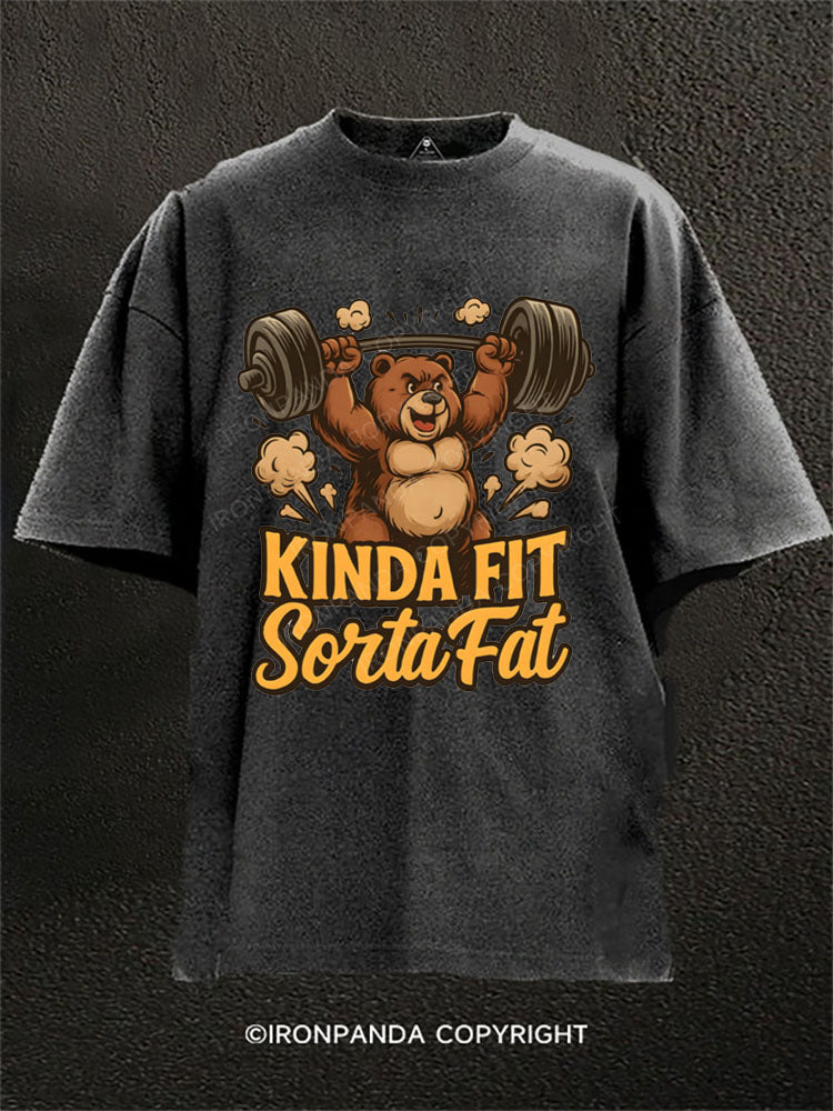 KINDA FIT SORTA FAT Washed Gym Shirt