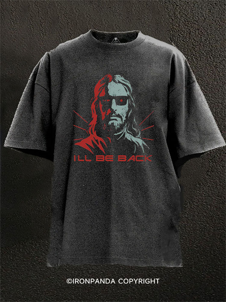 I'LL BE BACK Washed Gym Shirt
