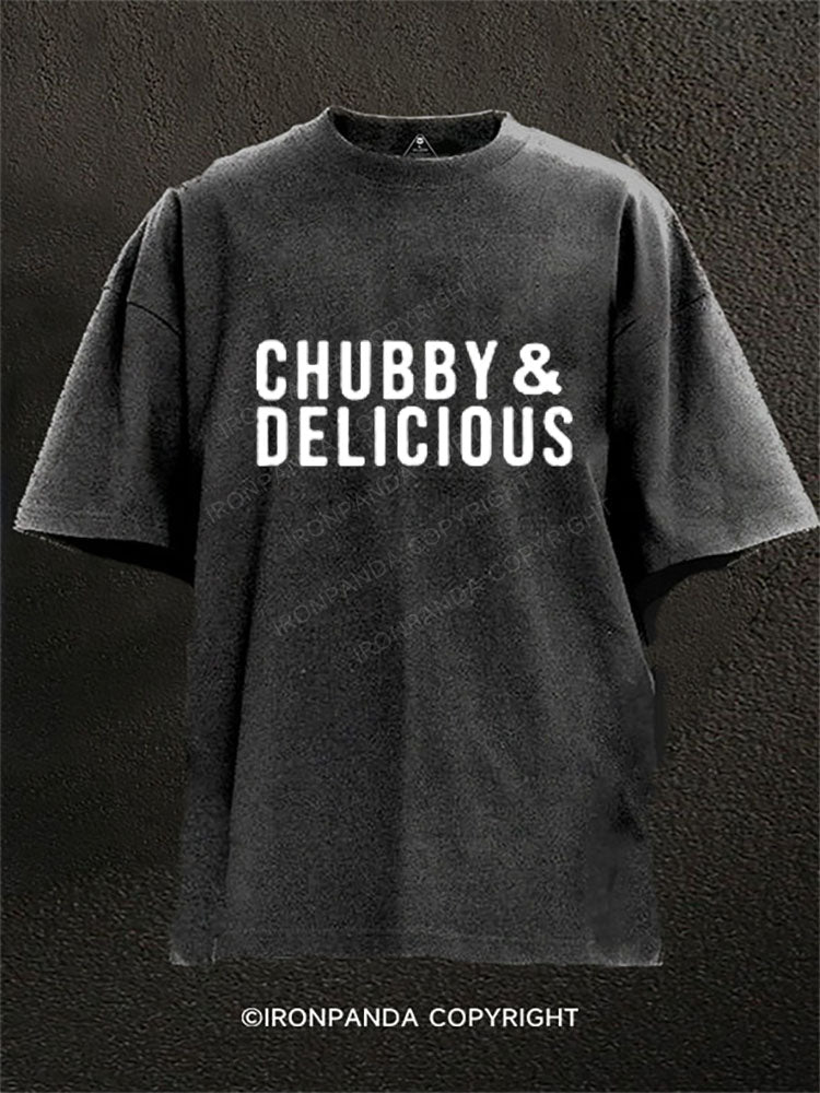 CHUBBY & DELICIOUS Washed Gym Shirt