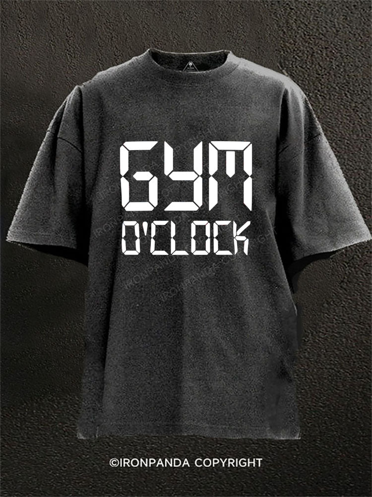 Gym O'Clock Washed Gym Shirt