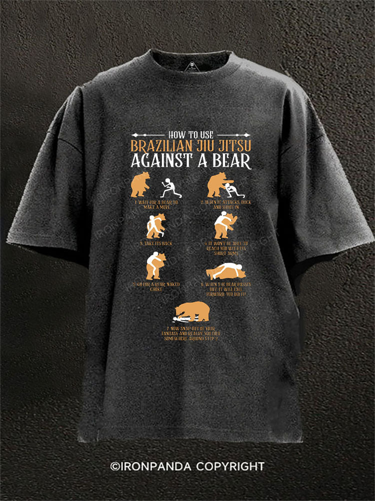 How to Use Brazilian Jiu Jitsu Against a Bear Washed Gym Shirt
