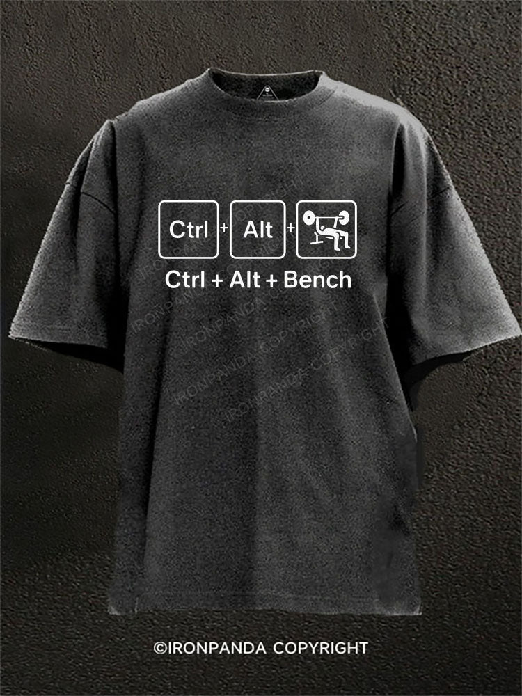 Ctrl + Alt + Bench Washed Gym Shirt