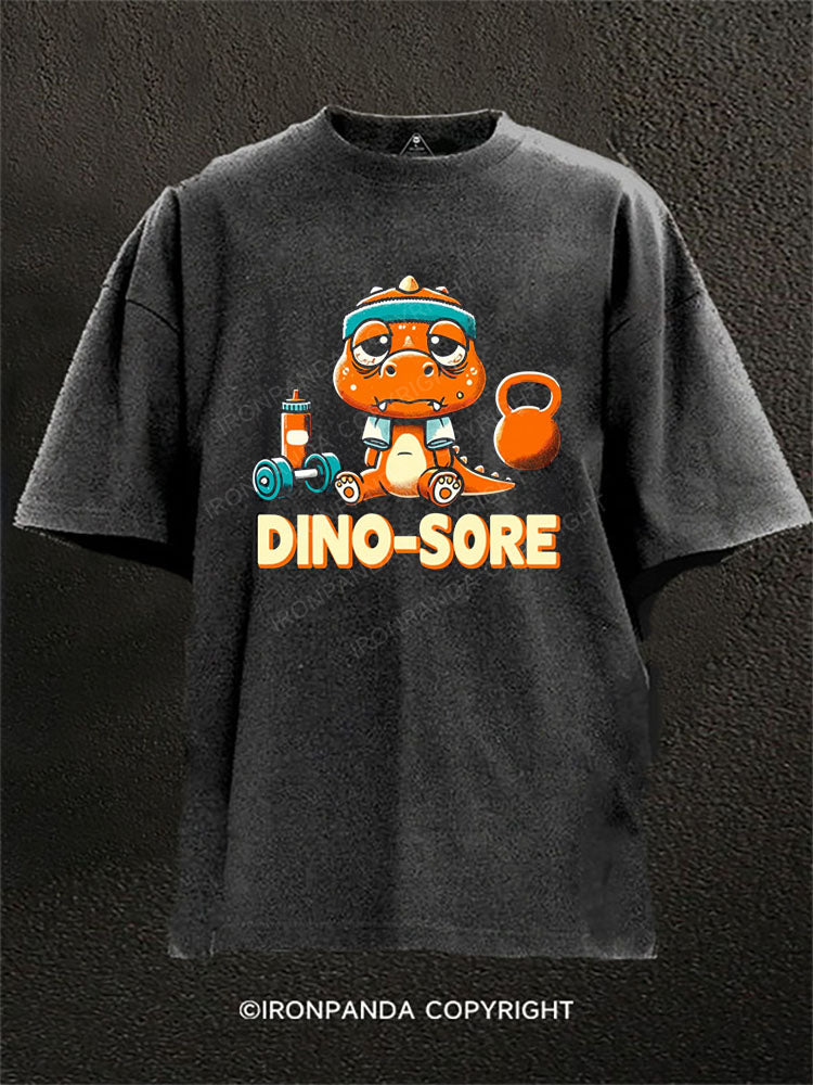 DINO-SORE Washed Gym Shirt