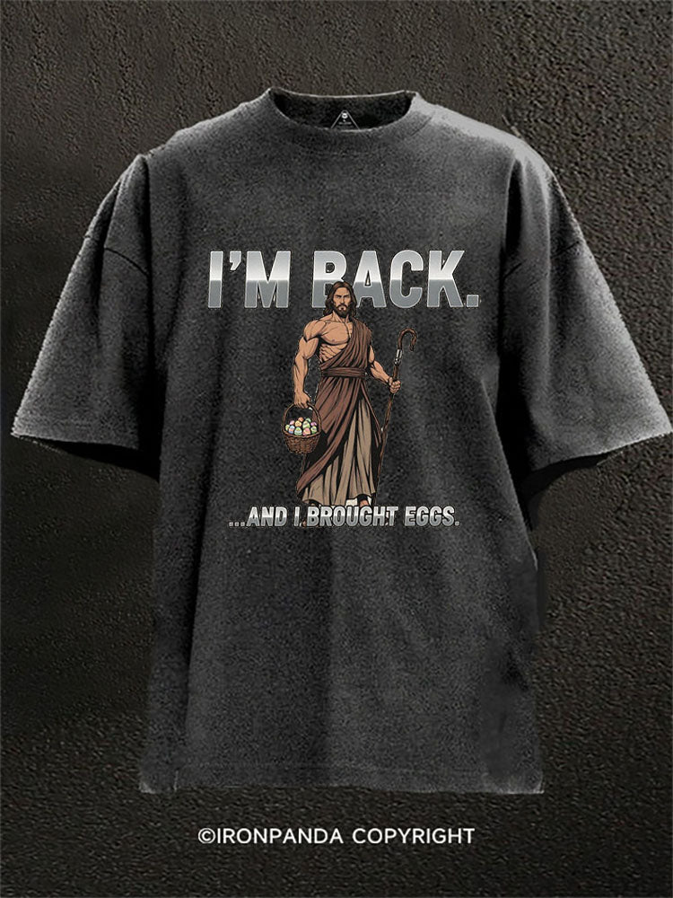 I’M BACK Washed Gym Shirt