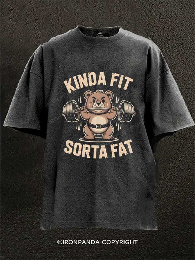 KINDA FIT SORTA FAT Washed Gym Shirt