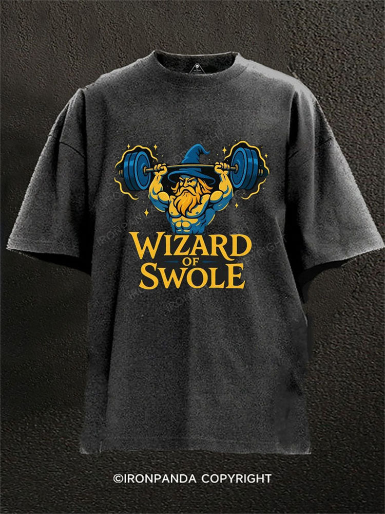 Wizard of Swole Washed Gym Shirt