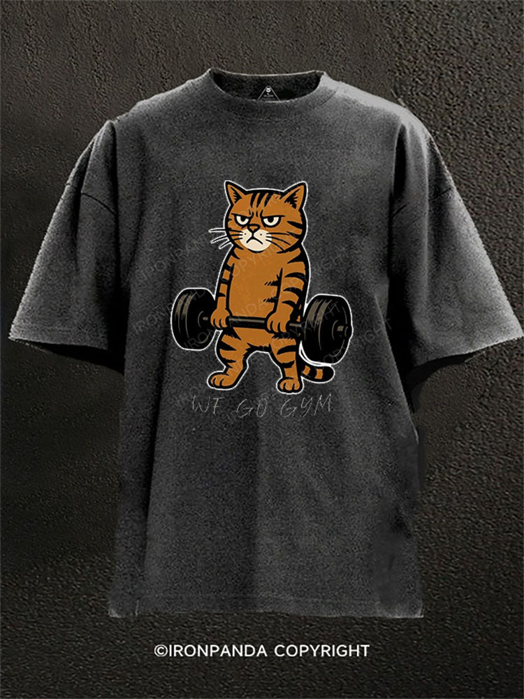 WE GO GYM Washed Gym Shirt