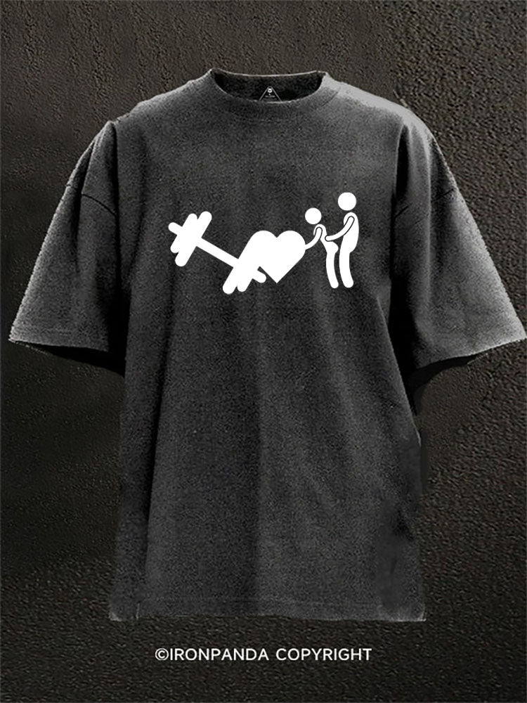 This is my exercise Washed Gym Shirt