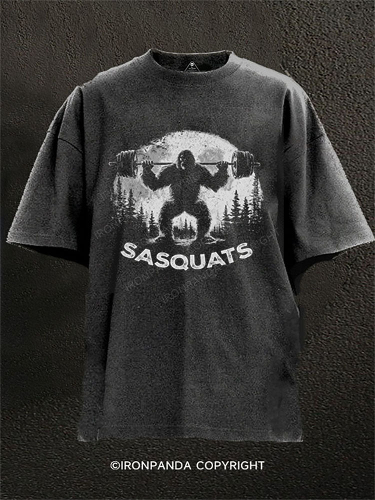SASQUATS Washed Gym Shirt