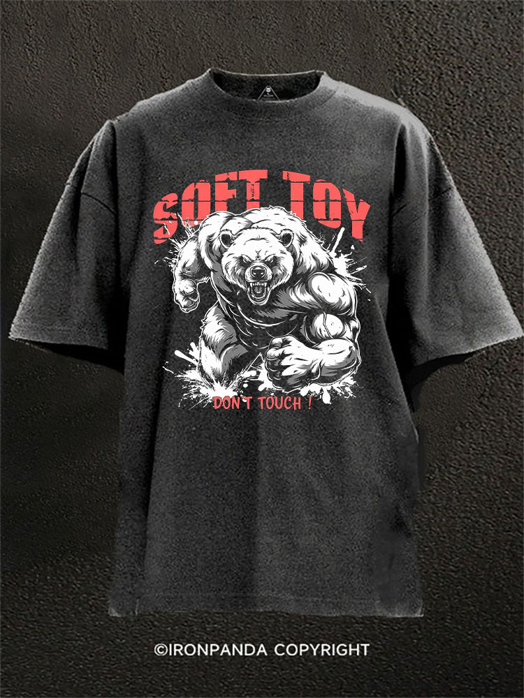 DON’T TOUCH Washed Gym Shirt