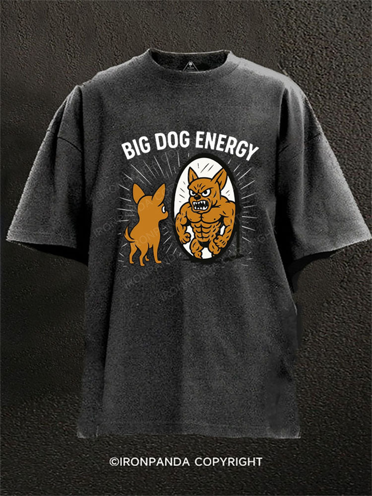 BIG DOG ENERGY Washed Gym Shirt