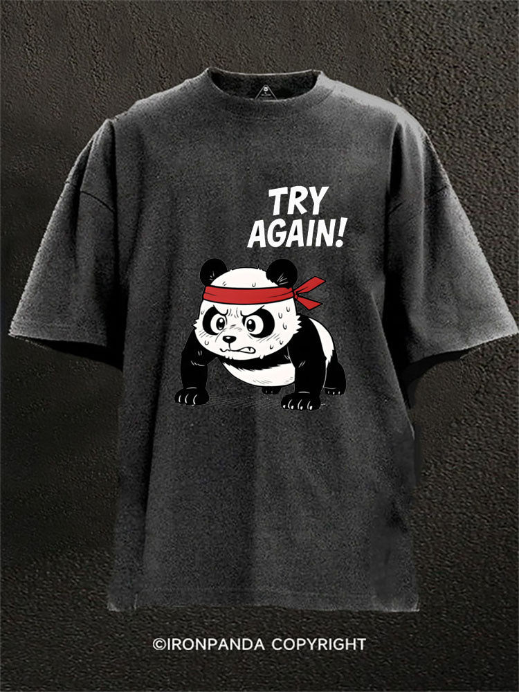 TRY AGAIN! Washed Gym Shirt