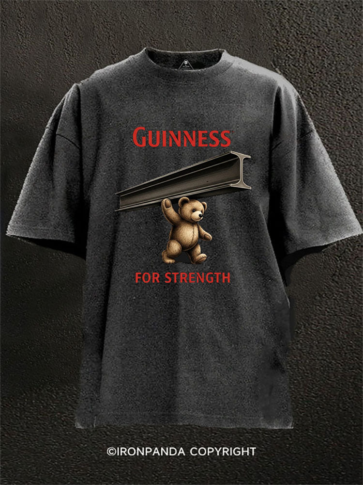 BEER FOR STRENGTH Washed Gym Shirt