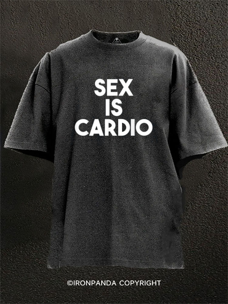 SEX IS CARDIO Washed Gym Shirt