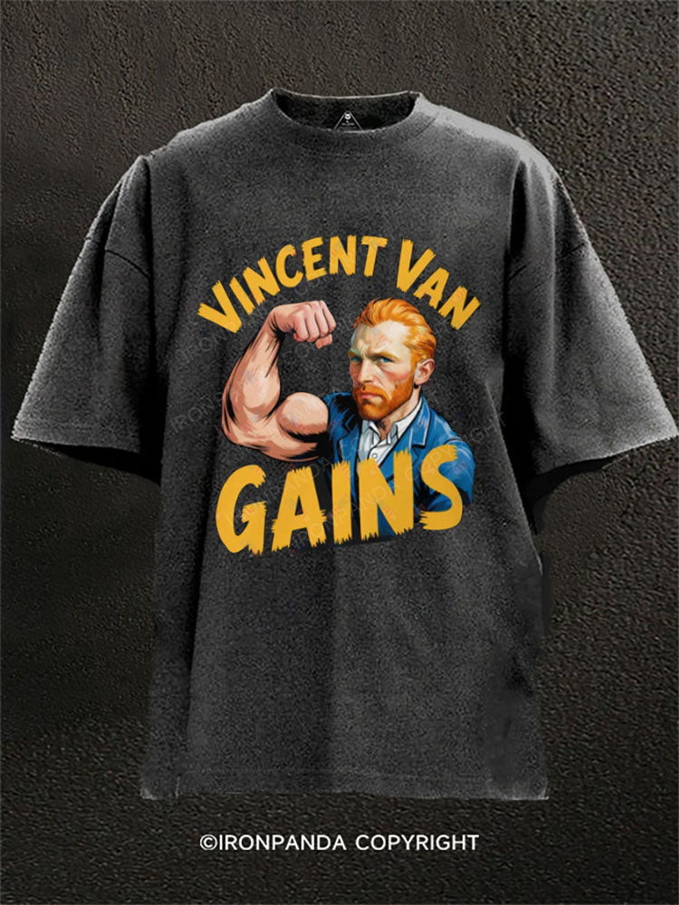 Vincent Van Gains Washed Gym Shirt