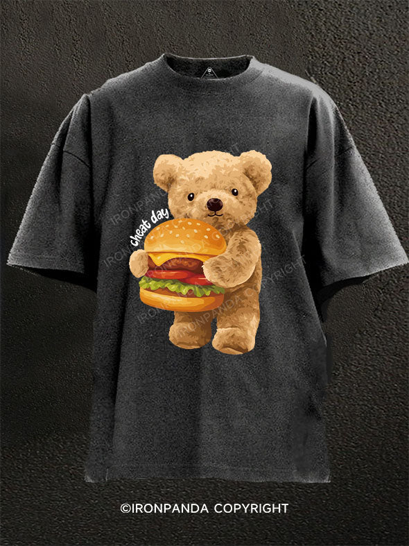 cheat day Washed Gym Shirt