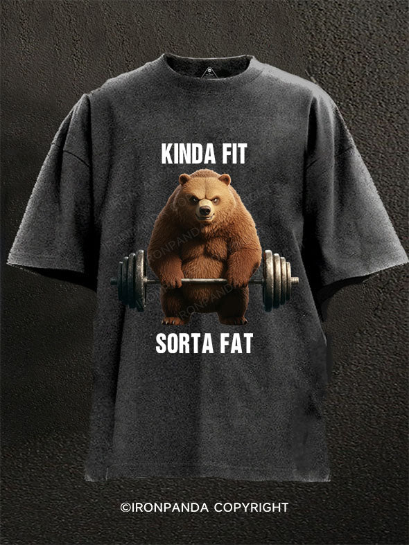 KINDA FIT SORTA FAT Washed Gym Shirt
