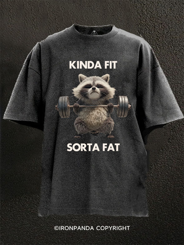 KINDA FIT SORTA FAT Washed Gym Shirt