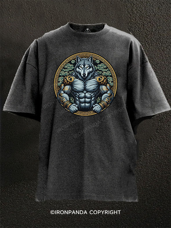 Alpha Fury Washed Gym Shirt