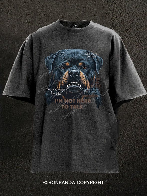 I’m not here to talk Washed Gym Shirt