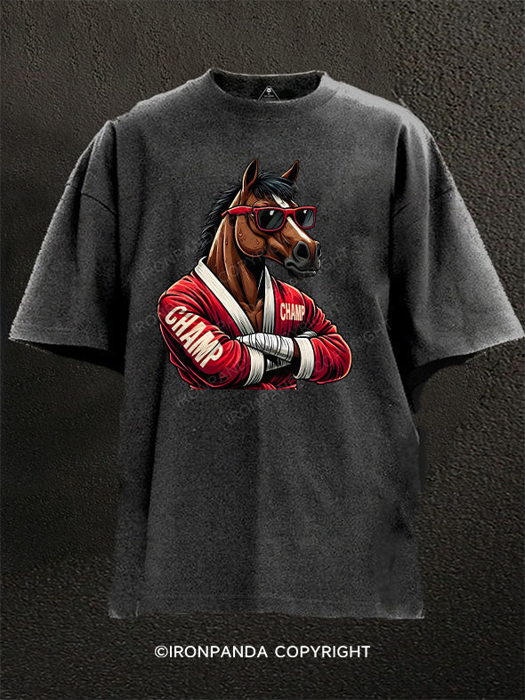 horse Washed Gym Shirt