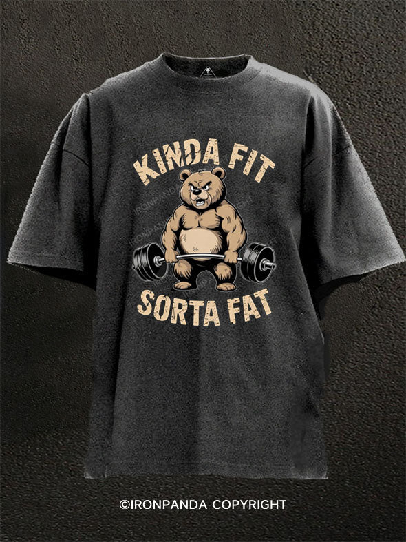 KINDA FIT SORTA FAT Washed Gym Shirt