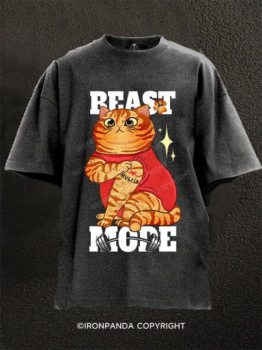 beast mode Washed Gym Shirt