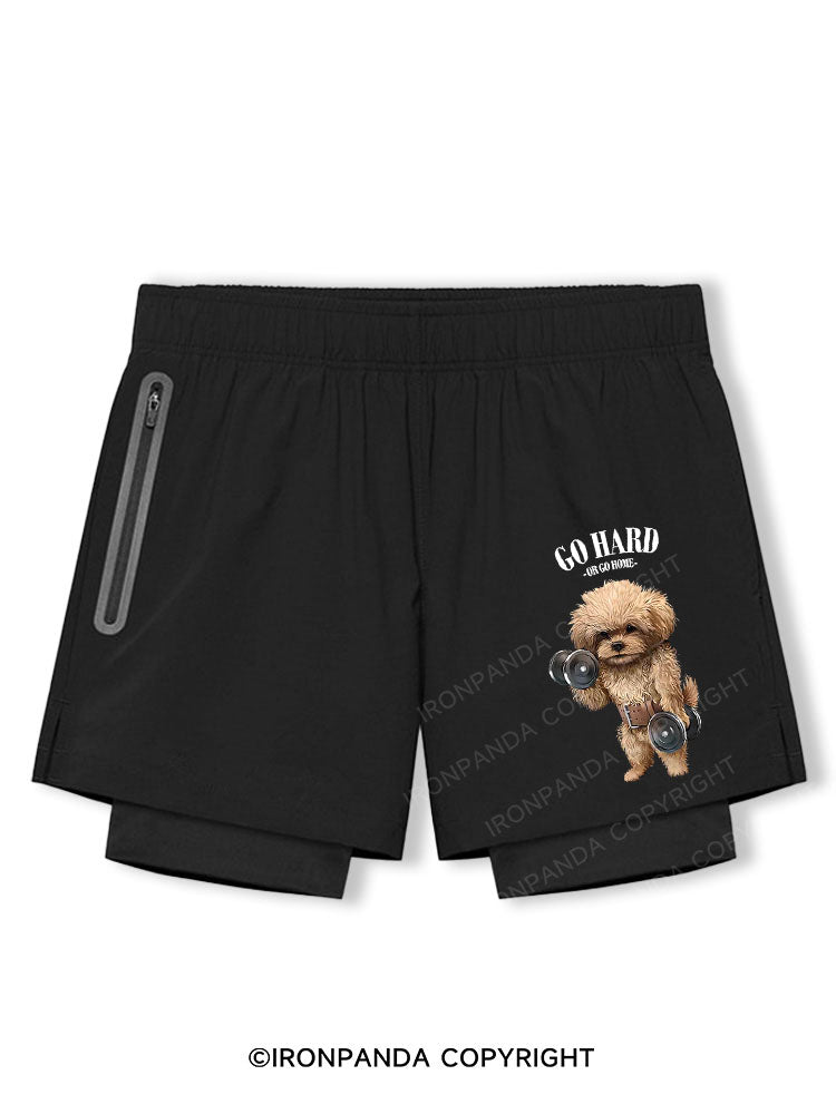 Go hard or go home Breathable Training Shorts