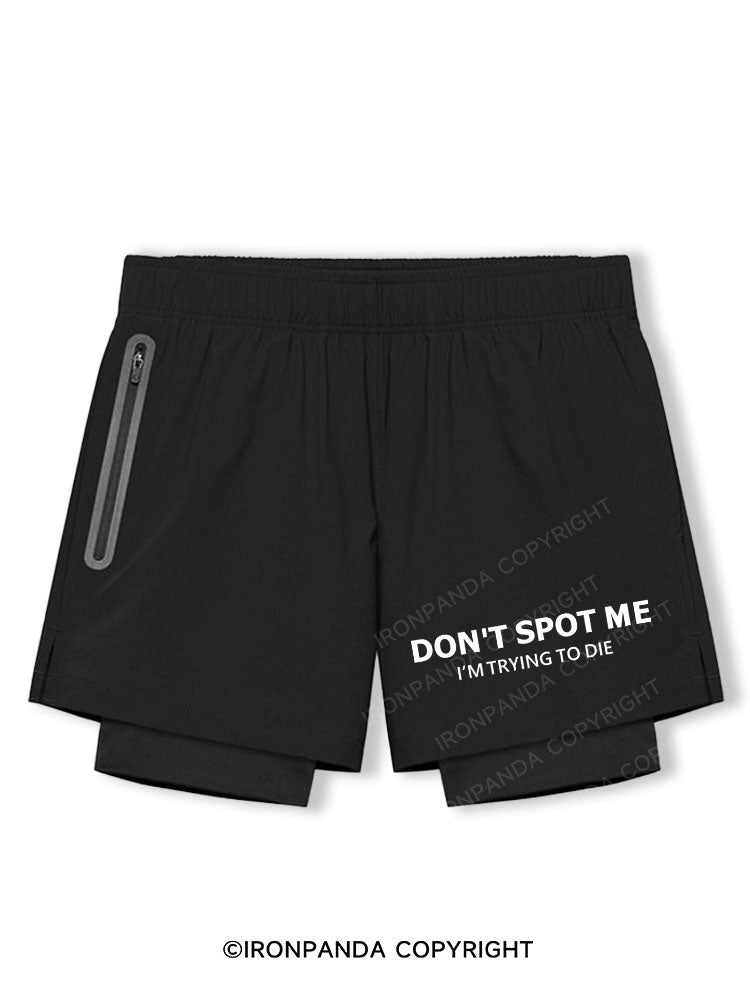 Don't spot me Breathable Training Shorts